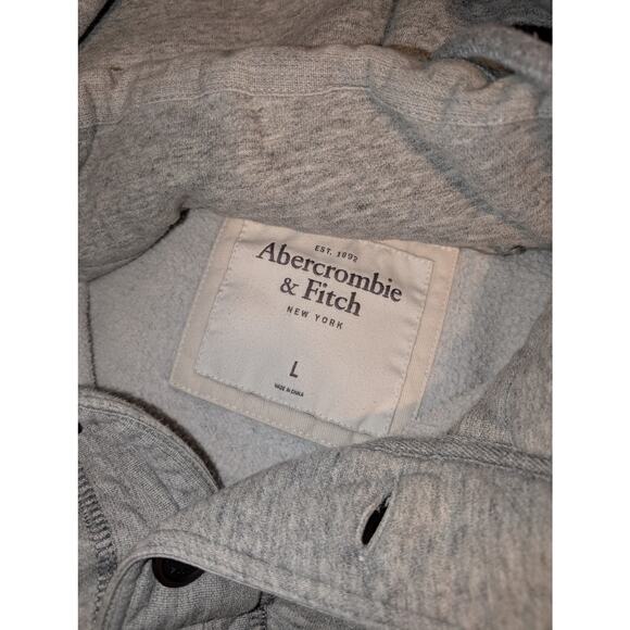 Vintage Abercrombie & Fitch Y2K Muscle Hoodie NY Size Large - Picture 7 of 7
